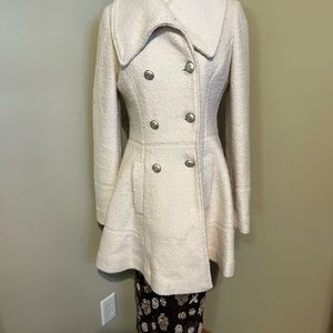 ivory Guess Double breasted coat